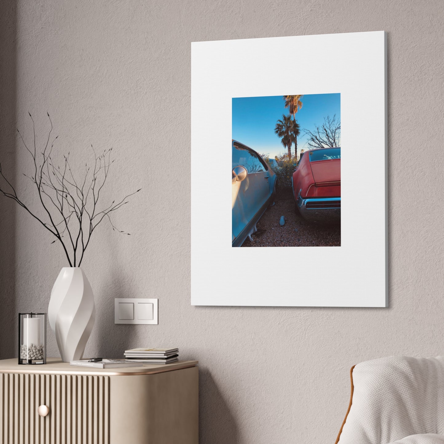 Cali Vibe Stretched Canvas