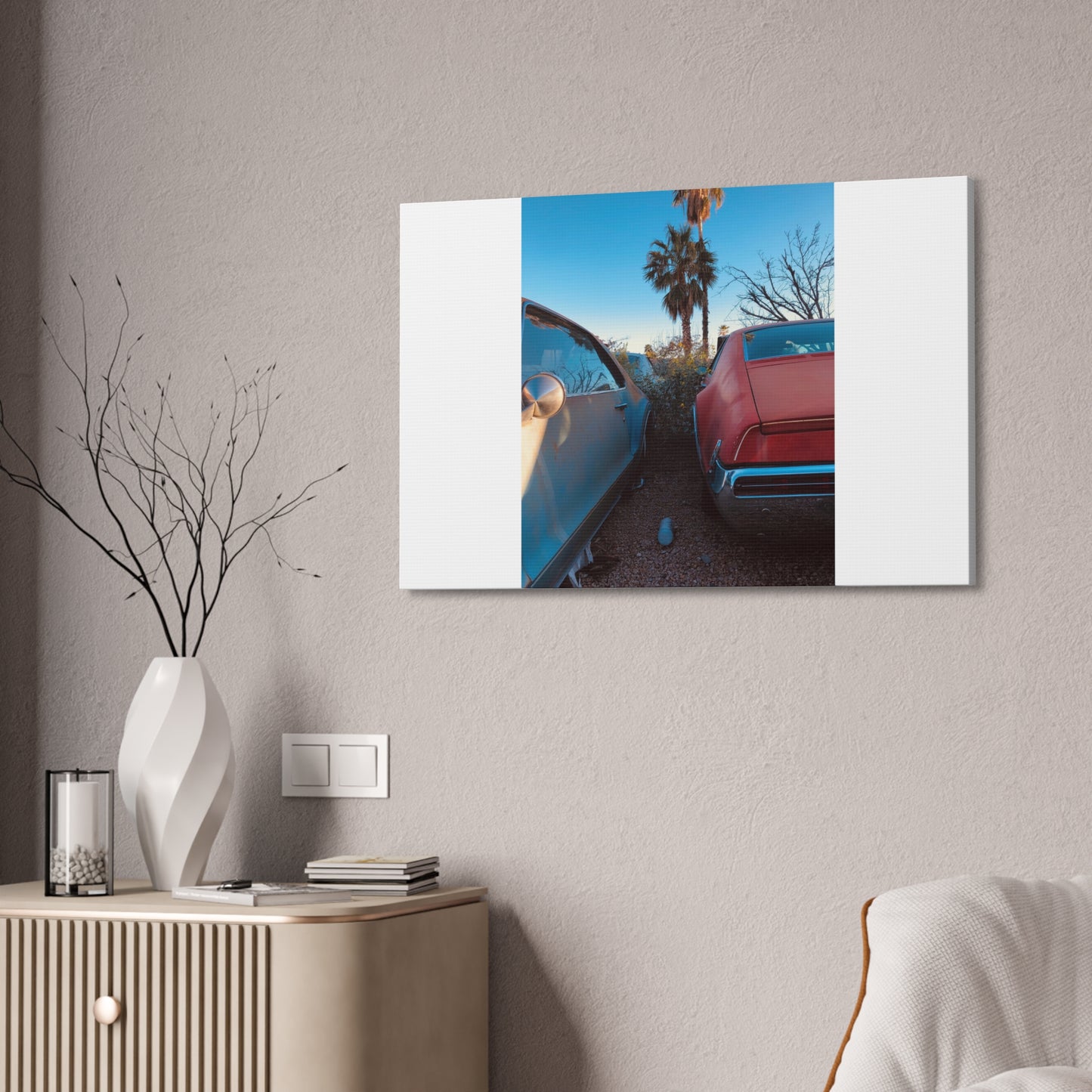 Cali Vibe Stretched Canvas